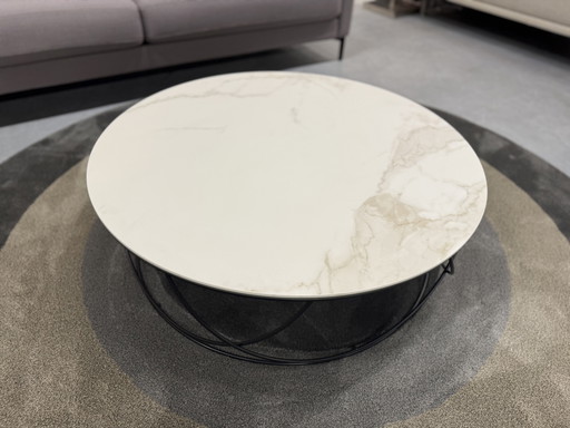 Rolf Benz 8770 Table basse Céramique Blanc D95