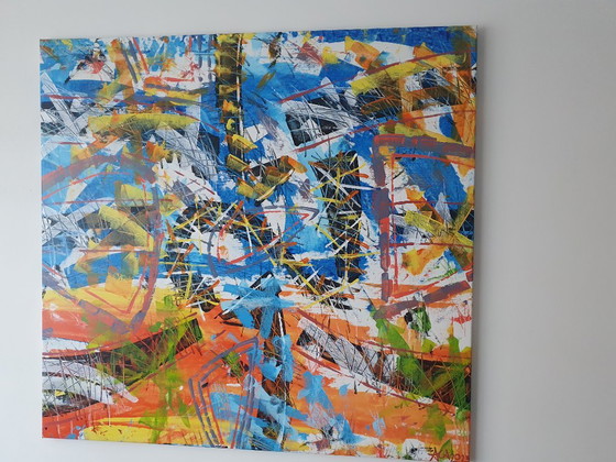 2 Panel by Angelo Calabria – Paintings & Drawings, Canvas (photo 3 of 9)