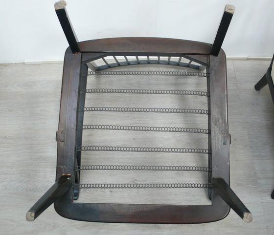 Image 1 of 50s Lounge Chair Gianni Songia Italy, White + Black Mid - Century
