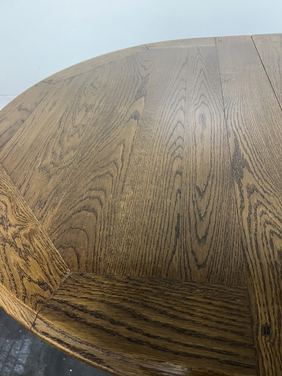 Image 1 of Bannink Art Nouveau oak dining table