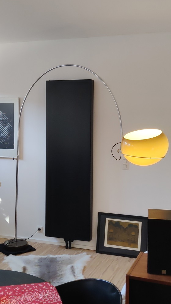Gepo arc lamp, 1960s, XXL – Floor lights, Metal, Plastic (photo 8 of 14)