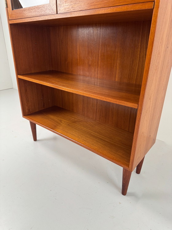 Vetrina danese in teak, Danimarca, anni '60 – Mobile bar, Wood, Glass (photo 13 of 13)