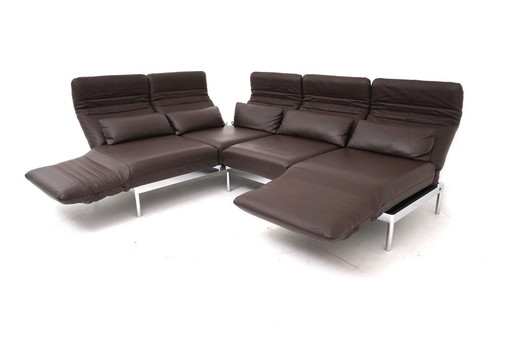 Canapé d'angle Rolf Benz Plura 380 Relax en cuir