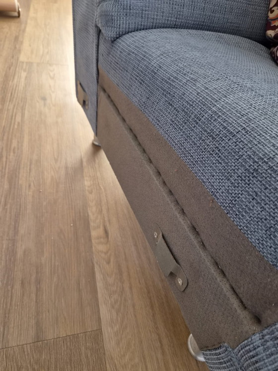 Image 1 of Sofá esquinero Blue Musterring, como nuevo, de 3 piezas.