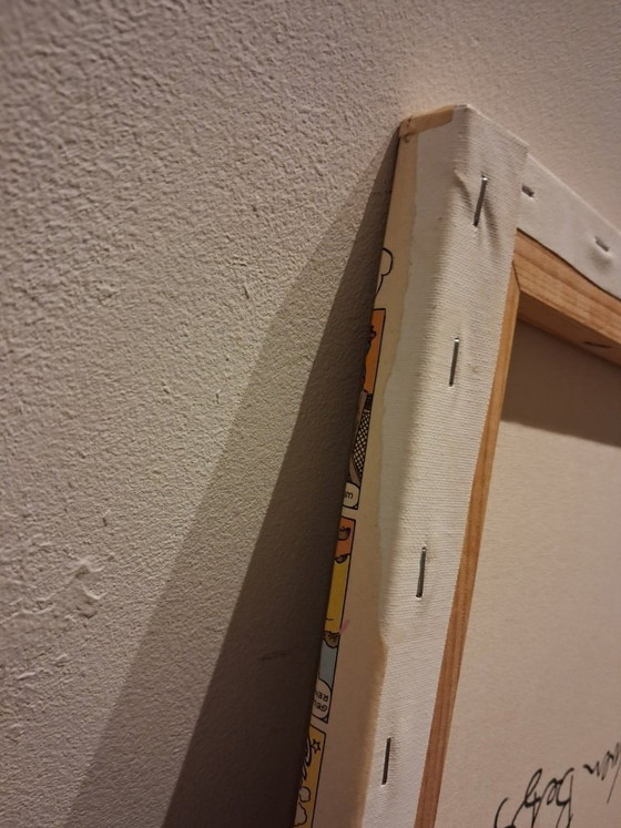 Image 1 of Koen betjes Krusty the clown x mcdonalds x banksy mashup painting