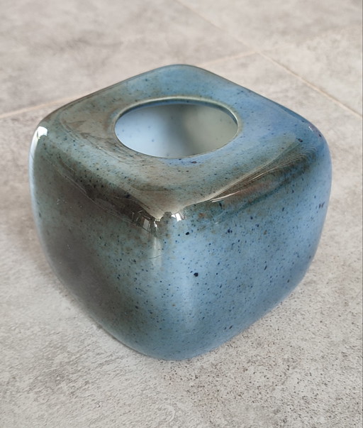 Virebent Vintage Porzellan-Würfel-Kerzenständer aus den 1960er-70er Jahren