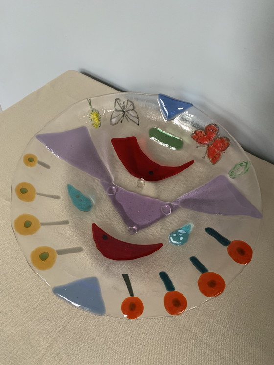 Image 1 of Glass design bowl glass art Greet Soppe Netherlands