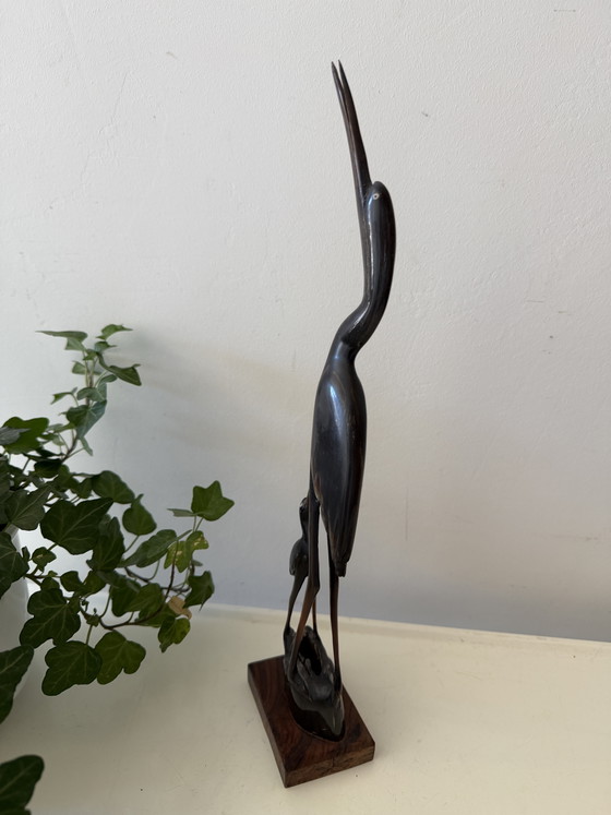 Image 1 of Statue du héron de Hoorn, années 1960