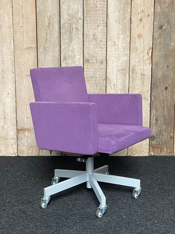Fauteuil Lensvelt AVL en tissu violet – Metal (photo 3 of 8)