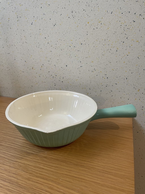 Keramik Saucière aus Sarreguemines