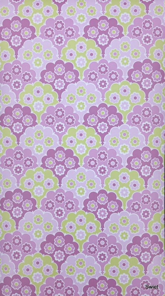 14308 Papier peint floral style rétro vintage rose Inke – Décorations murales, Paper (photo 5 of 6)
