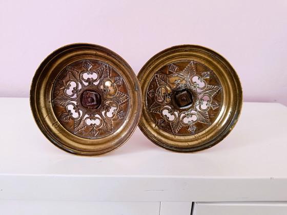 Image 1 of Ein Paar Kerzenhalter im Empire-Stil