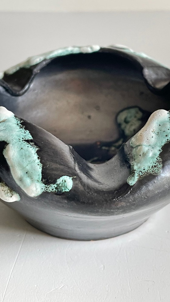 Image 1 of Cyclops Ceramic Ashtray Annecy France Vintage