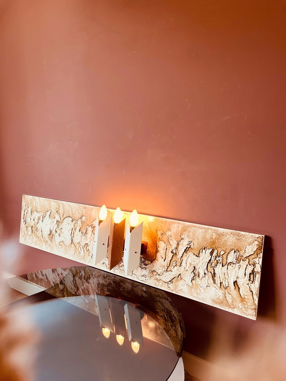 Image 1 of Panneau mural Rouselique avec éclairage