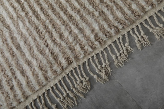 Image 1 of Marokkaans tapijt met strepenpatroon, 300 x 200 cm