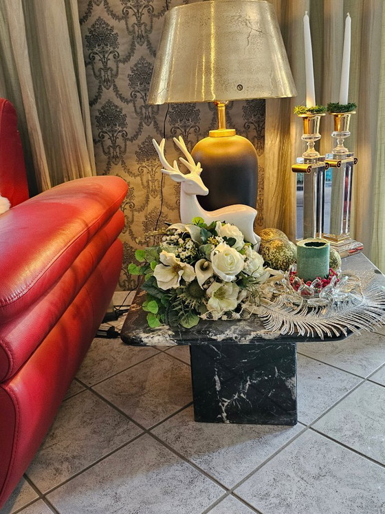 Tavolo in Marmo Set di 3 Postmoderno Pentagono Retrò Anni '80 Vintage – Tavolini, Marble (photo 5 of 5)