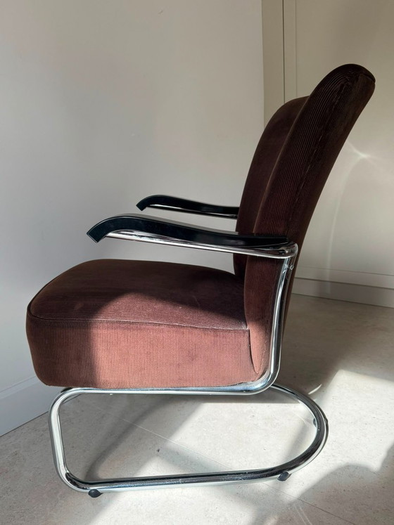 De Wit 4053 Sessel für Gispen – Kunststoff, Stoff (photo 8 of 8)