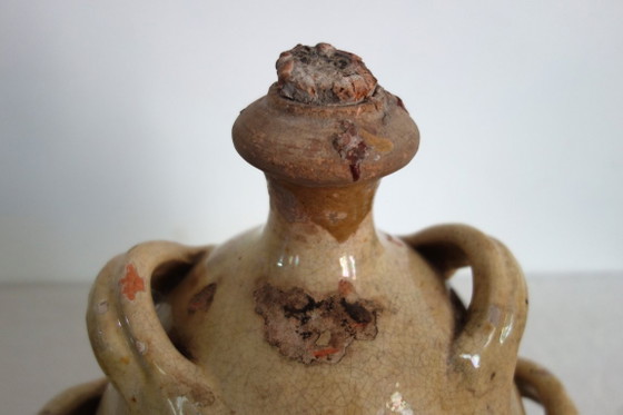 Glazed terracotta jug, Provence, 19th century – Vases, Ceramic (photo 7 of 15)