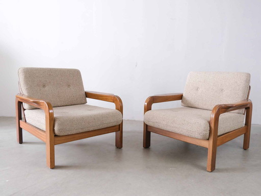 2X-Set Vintage Easy Chair Mid-Century