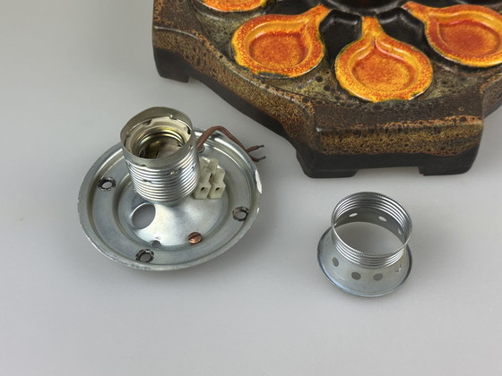 Image 1 of Lámpara de pared de cerámica de los años 60 y 70, diseño de la era espacial de mediados de siglo