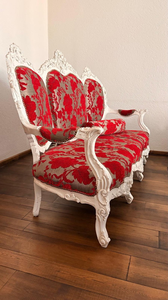 Banco barroco – Sofás, Textile, Wood (photo 3 of 5)