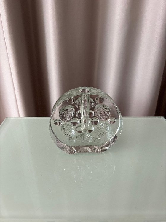 Vaso / Scultura Vintage Bolle in Vetro Walther Glass – Germania – wather galss, Regali (photo 6 of 7)