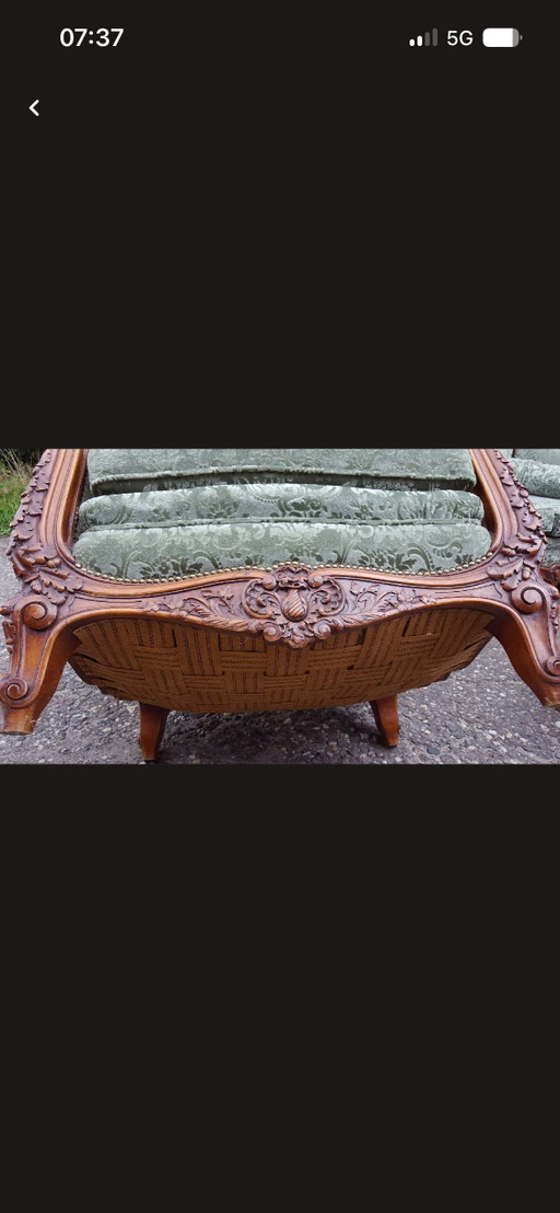 Canapé exclusif Louie avec fauteuils