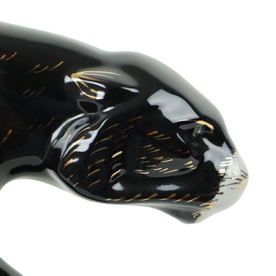 Image 1 of Art Deco Stil Panther Keramik