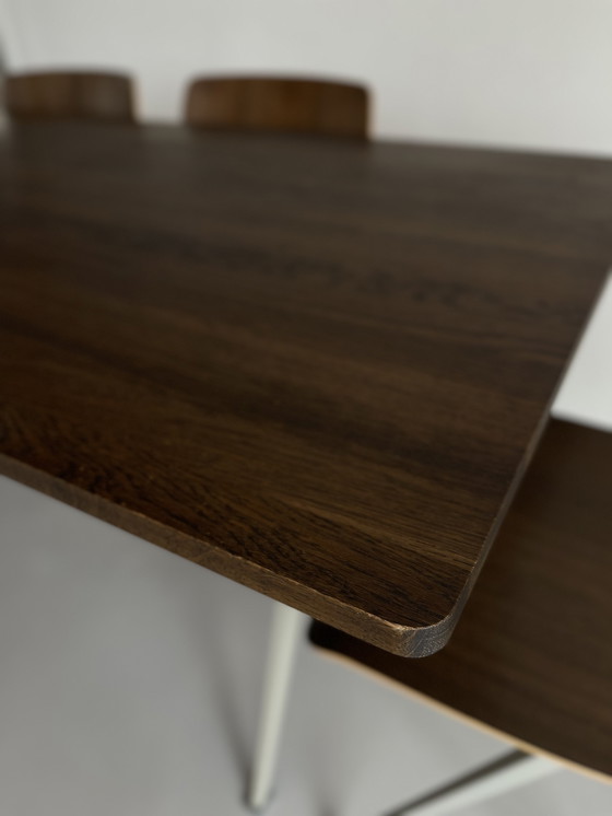 Image 1 of Hay Friso Kramer 1x Pyramid table + 4x Result chairs