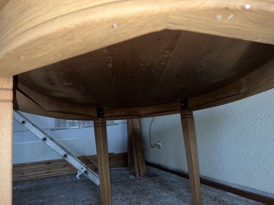 Image 1 of Solid oak table