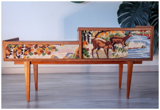 Image 1 of Teakhouten dressoir, jaren 60