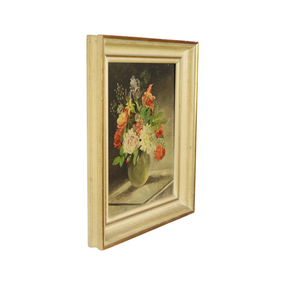 Image 1 of Flowers in Vase Still Life Painting