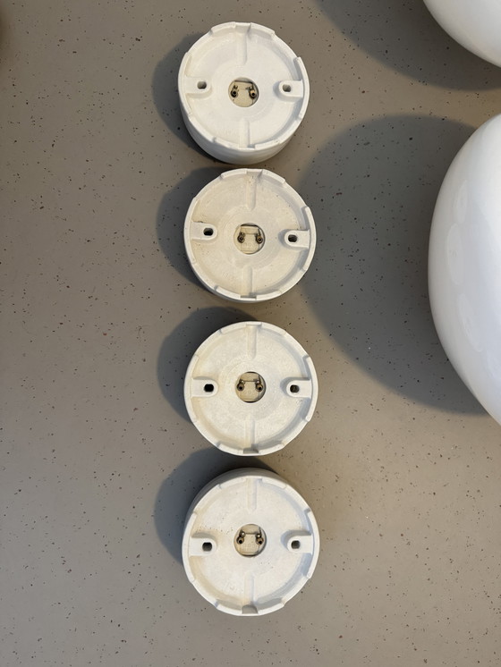 Image 1 of Set van 4 Wilhelm Wagenfeld lampen