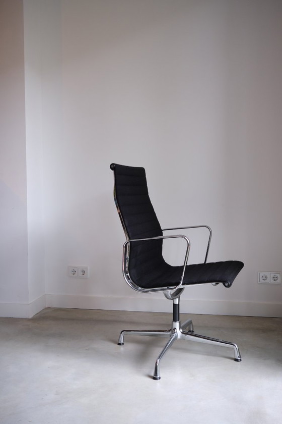 Image 1 of 4x Vitra Eames EA112 – Hopsak negro / Cromo