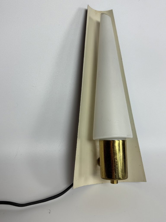 Image 1 of Abat-jour en forme de bougie et douille en laiton, petit accessoire