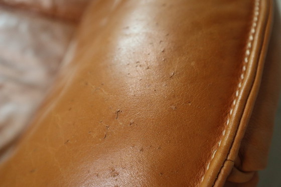 Image 1 of DS-16 Cognac leather sofa by De Sede Switzerland, 1970s