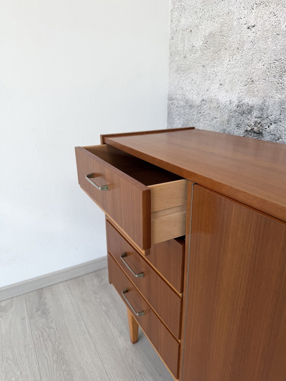 Image 1 of Mid-Century Sideboard / Chest of Drawers 1960s – Walnut – Vintage
