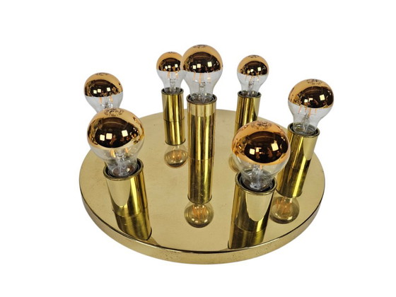 Image 1 of TZ Schmitz Leuchten - laiton - plafonnier - Mid Century modern - Allemagne - années 70