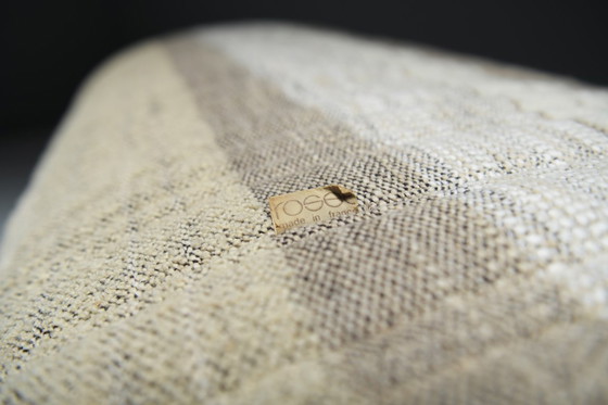 Image 1 of Prachtige YOKO + poef in nieuwe Jacquard wollen stof - Michel Ducaroy - Ligne Roset