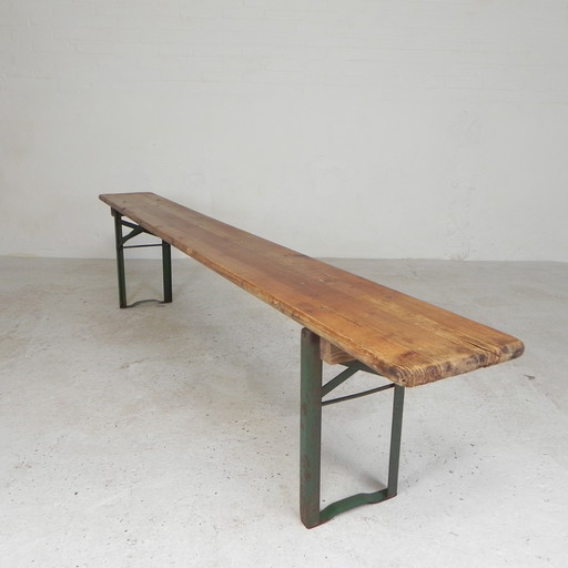 Folding Bench, Bench Collapsible For Terrace, 220 cm Long, 1960s