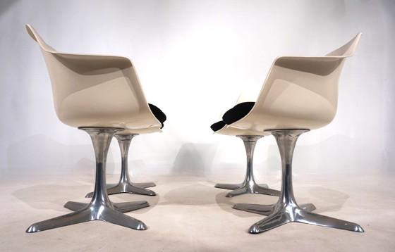 Image 1 of Set of four Arkana 116 dining chairs by Maurice Burke, 1960
