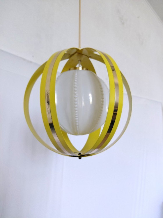 Image 1 of Zestiger jaren space age hanglamp 