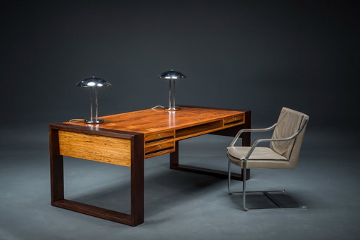 Vintage Rosewood Executive Desk, 1960