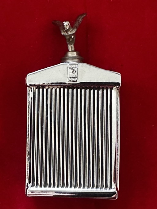 Accendino a benzina con griglia Rolls Royce d'epoca