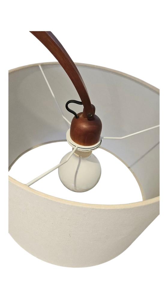 Image 1 of Lampada da terra in teak della metà del secolo scorso Lampada Domus regolabile anni '60