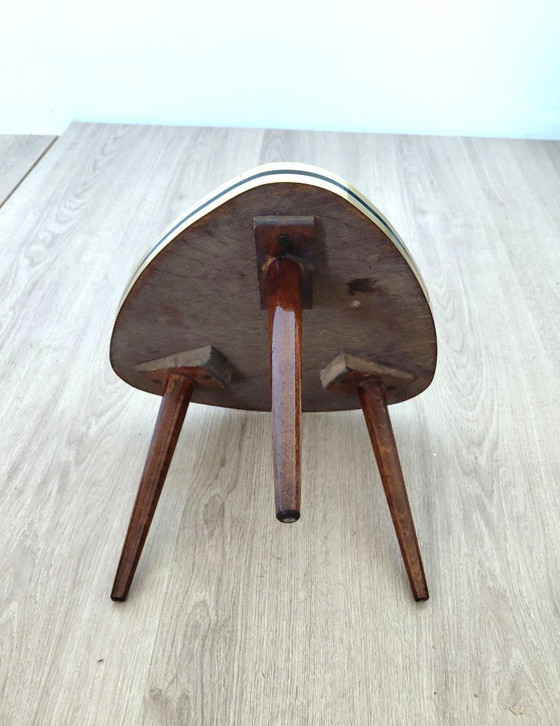 Image 1 of Mesa de centro de los años 50 con tapa rosa