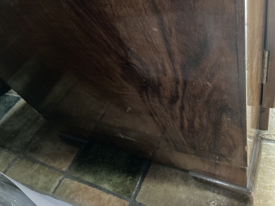 Image 1 of Armario art deco nogal chapa de libro