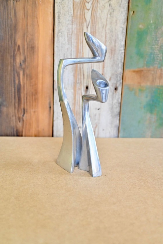 Image 1 of Par de candelabros - "Cisne" - Serie Arclumis - Matthew Hilton para SCP Inglaterra