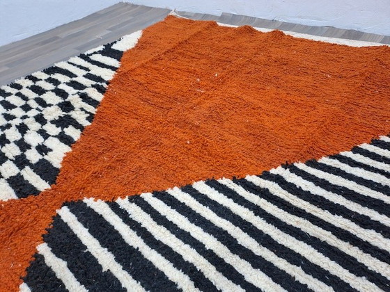 Traditioneel handgemaakt Beni Ouraine-tapijt, formaat 1,5/2,5 m – Aime Té, Vloerkleden en tapijten, Wool (photo 9 of 9)