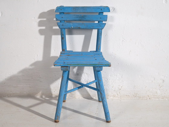 Antique school chairs (c.1920). Set of 4 pieces #1 – Side chairs, Vintage (photo 26 of 40)